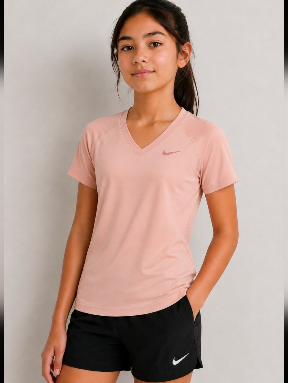 👧 Nike Pink Active Top